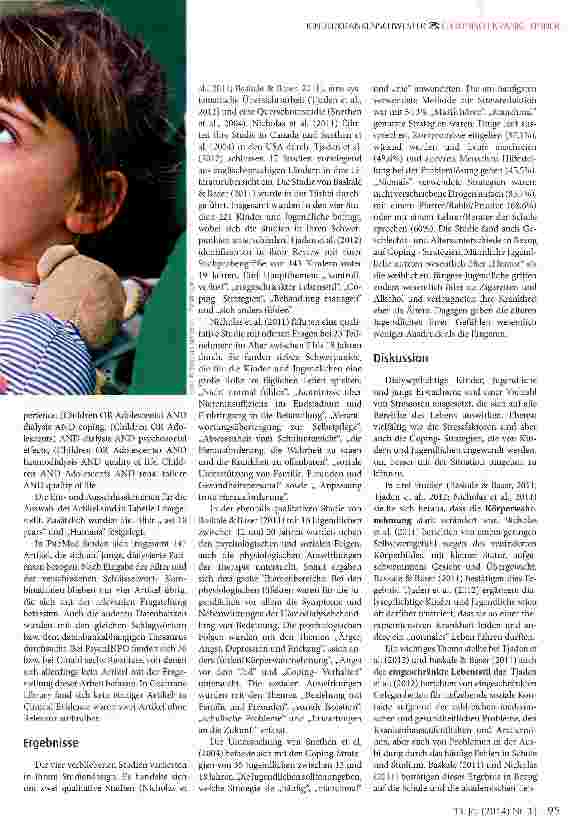 Vorschauseite 2: Psychische Belastungen und Coping-Strategien von niereninsuffizienten Kindern und Jugendlichen unter Nierenersatztherapie