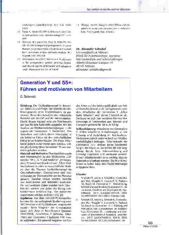 Vorschauseite 3: Adjuvantien in der Akutschmerztherapie