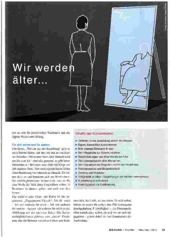 Vorschauseite 2: Altenarbeit und Ehrenamt verbinden Kursmodell der Seniorenbegleiterausbildung