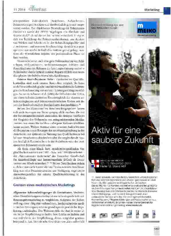 Vorschauseite 5: Marketing in der Anästhesiologie Handlungsansätze und Grenzen