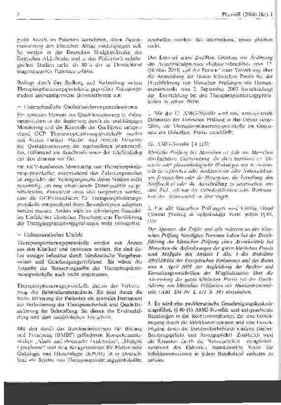 Vorschauseite 2: Therapieoptimierung bei Krebs in Deutschland gefährdet
