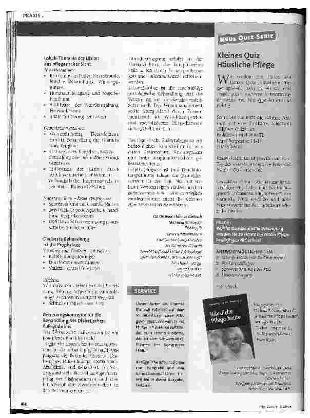 Vorschauseite 2: Diabetisches Fuß-Syndrom