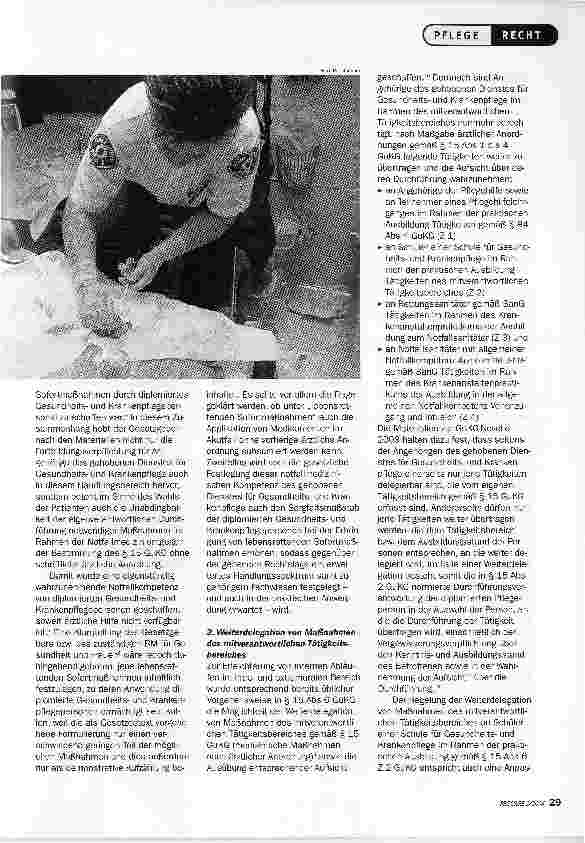 Vorschauseite 2: Einige KlarstellungenDIE GESUNDHEITS-UND KRANKENPFLEGEGESETZNOVELLE 2003 -AKTUELLE BERUFSRECHTLICHE ENTWICKLUNGEN UND OFFENE FRAGEN