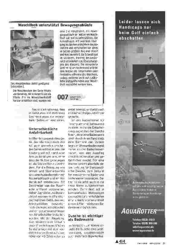 Vorschauseite 4: Vereinfachte Norm für Sanitärräume
