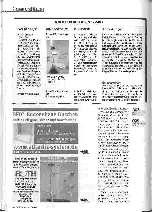 Vorschauseite 5: Vereinfachte Norm für Sanitärräume
