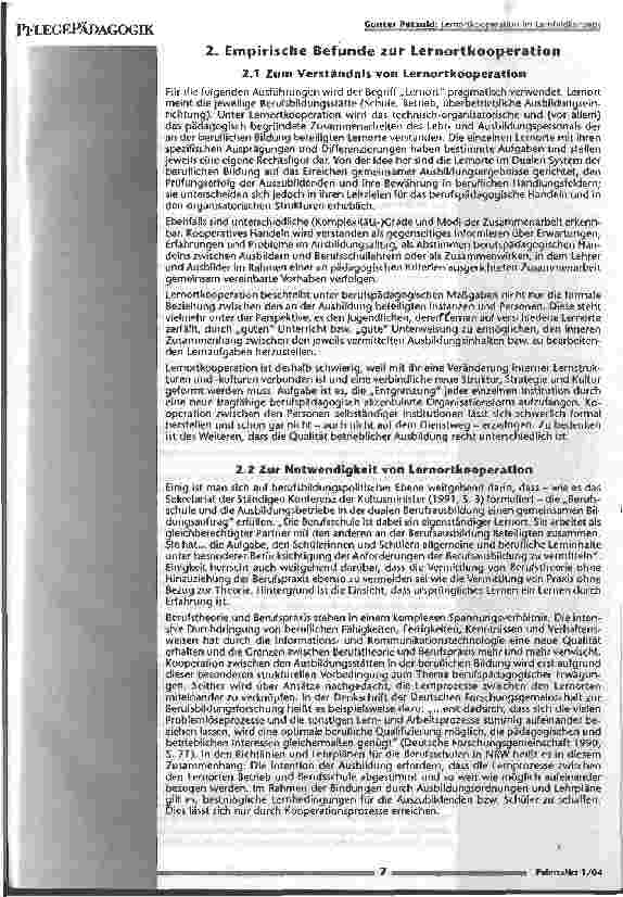 Vorschauseite 3: Lernortkooperation im Lernfeldkonzept