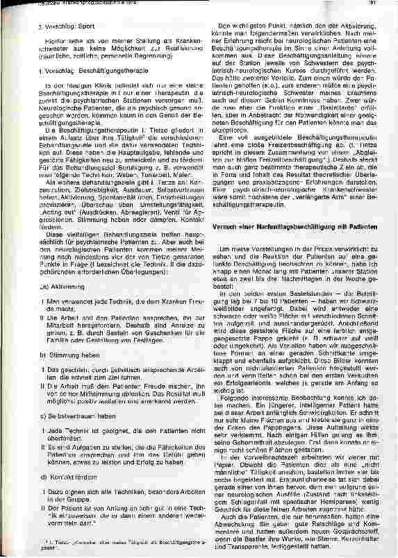 Vorschauseite 4: Untersuchungen zum Tagesablauf und Vorschläge zur Aktivierung von Patienten am Beispiel einer neurologischen Station