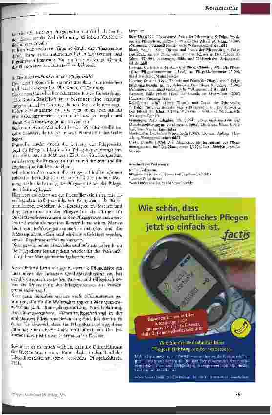 Vorschauseite 2: Ist die Pflegevisite eine Leitungsaufgabe?