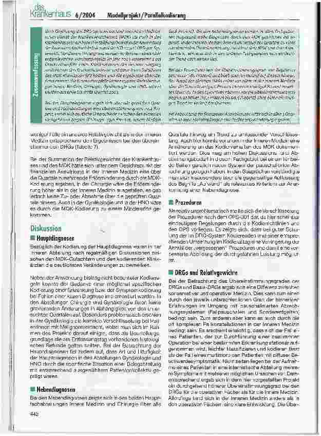Vorschauseite 6: Parallelkodierung von Krankenhausfällen