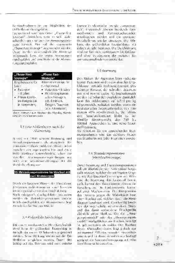 Vorschauseite 6: DIE KARDIOPULMONALE REANIMATION IN DER KLINIK