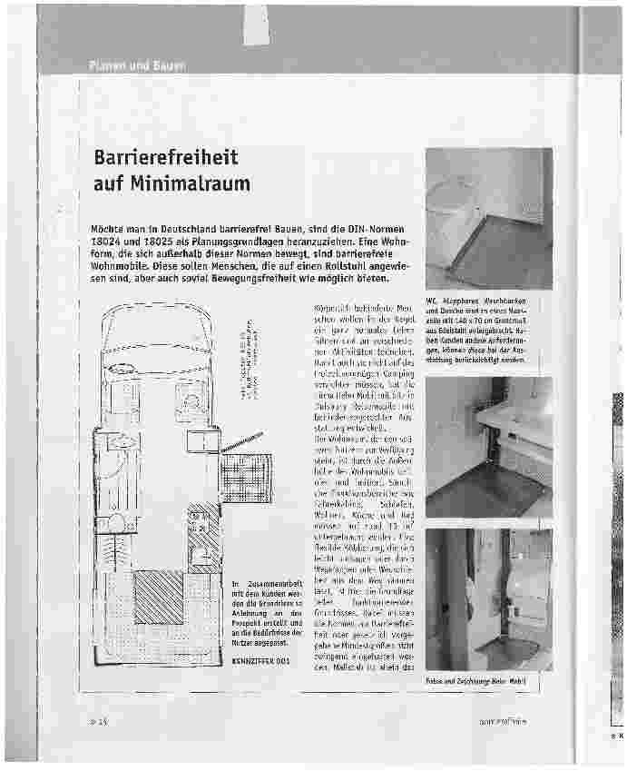 Vorschauseite 1: Barrierefreiheit auf Minimalraum