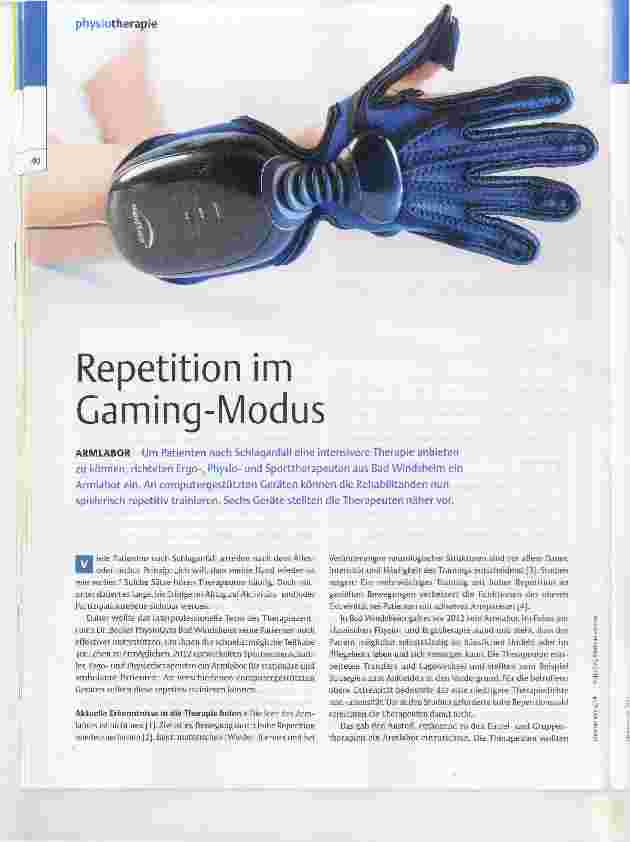 Vorschauseite 1: Repetition im Gaming-Modus