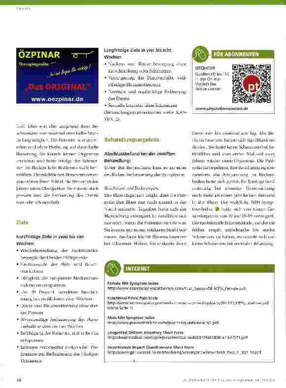 Vorschauseite 3: Zervikalsyndrom und multiple Beckenbodendysfunktionen