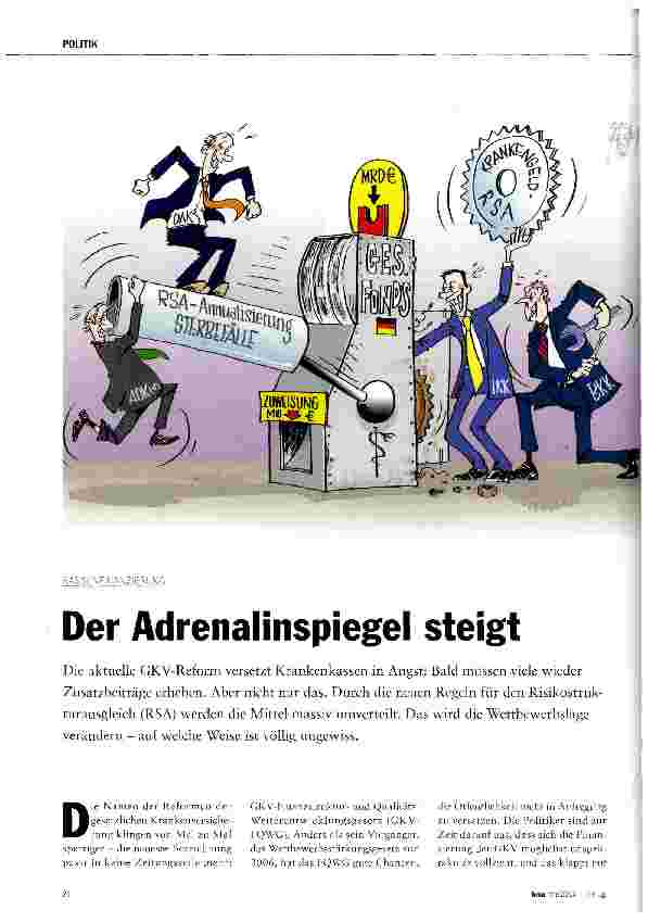 Vorschauseite 1: Der Adrenalinspiegel steigt