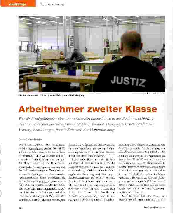 Vorschauseite 1: Arbeitnehmer zweiter Klasse
