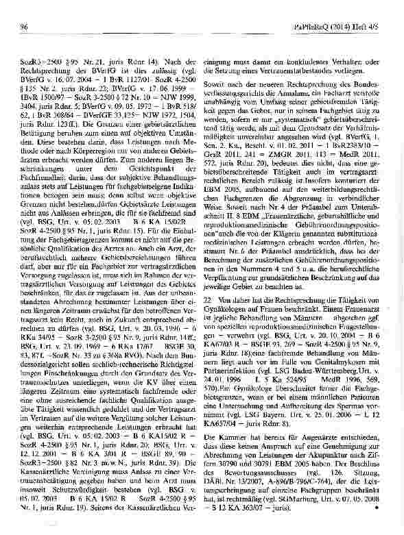 Vorschauseite 3: Keine Behandlung von Männern durch einen Frauenarzt