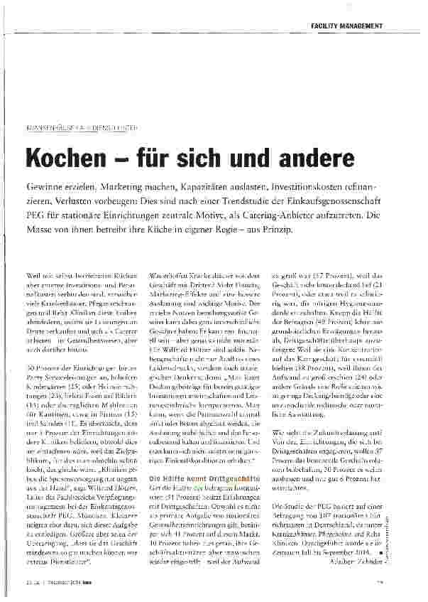 Vorschauseite 2: Kochen - für sich und andere