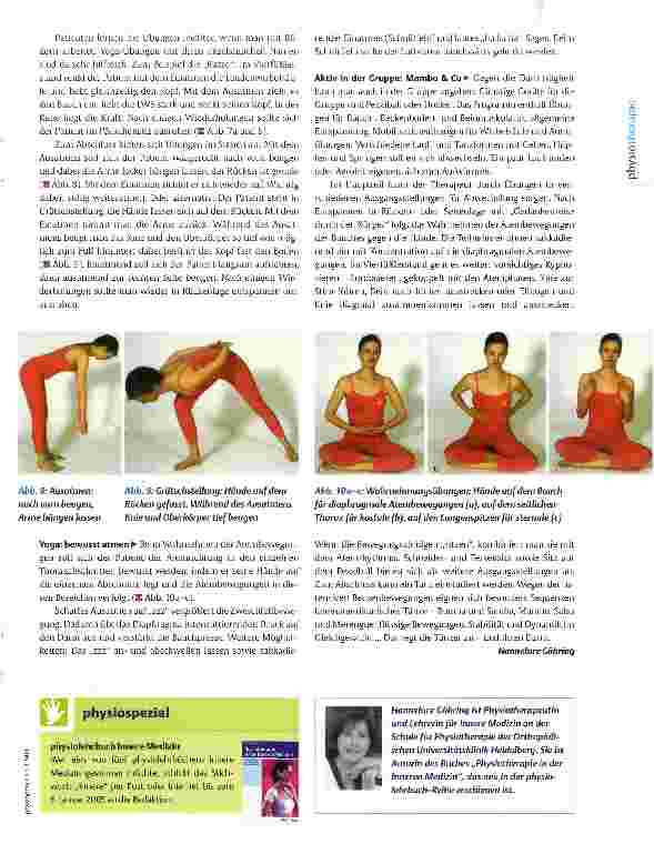 Vorschauseite 4: Physiotherapie bei chronischer Obstipation Den Darm in Bewegung bringen