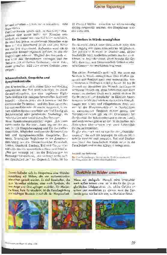 Vorschauseite 2: Leben - bis zuletzt