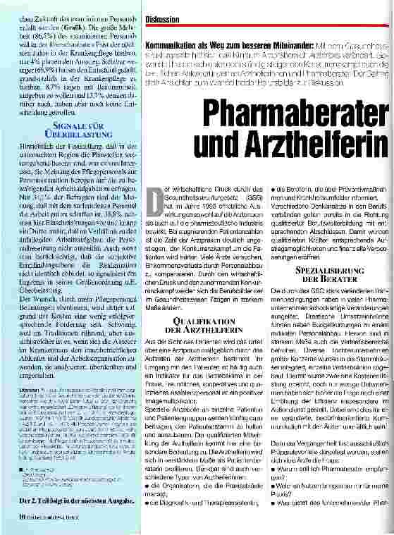 Vorschauseite 3: Pflege in den neuen Ländern Zur Situation des stationären Krankenhauspersonals seit der Wende