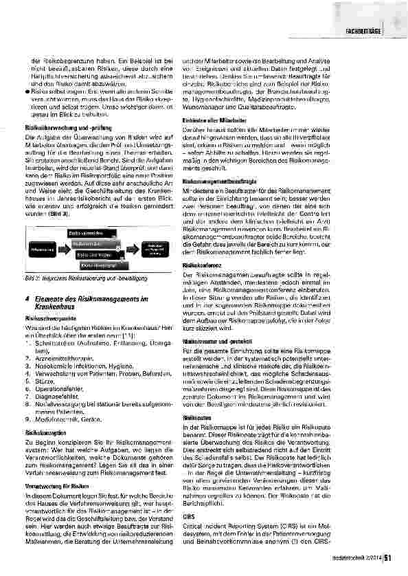 Vorschauseite 3: Risikomanagement im Krankenhaus