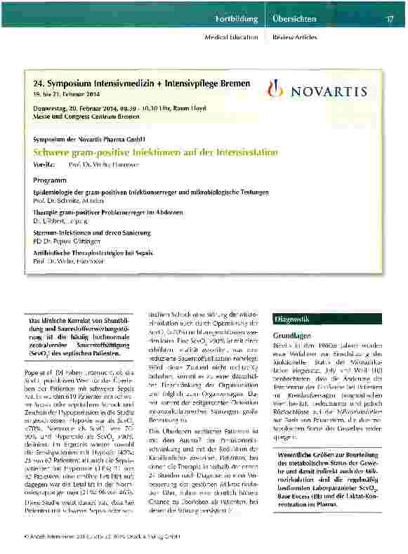 Vorschauseite 3: Schockbedingte Störungen der Mikrozirkulation
