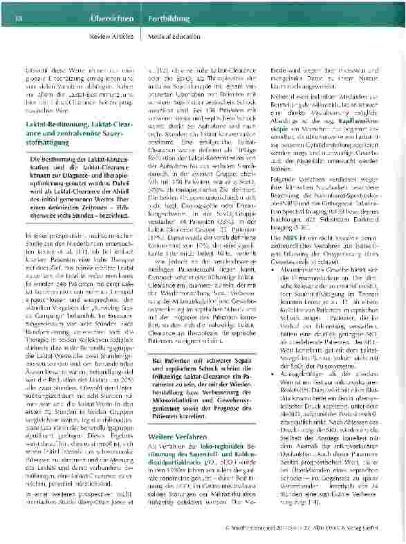 Vorschauseite 4: Schockbedingte Störungen der Mikrozirkulation