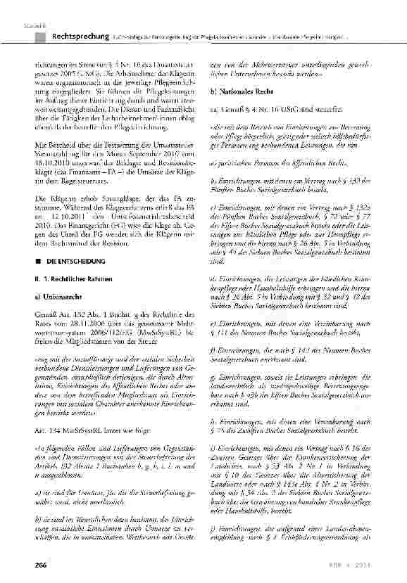Vorschauseite 2: EuGH-Vorlage zur Personalgestellung von Pflegefachkräften an stationäre und ambulante Pflegeeinrichtungen