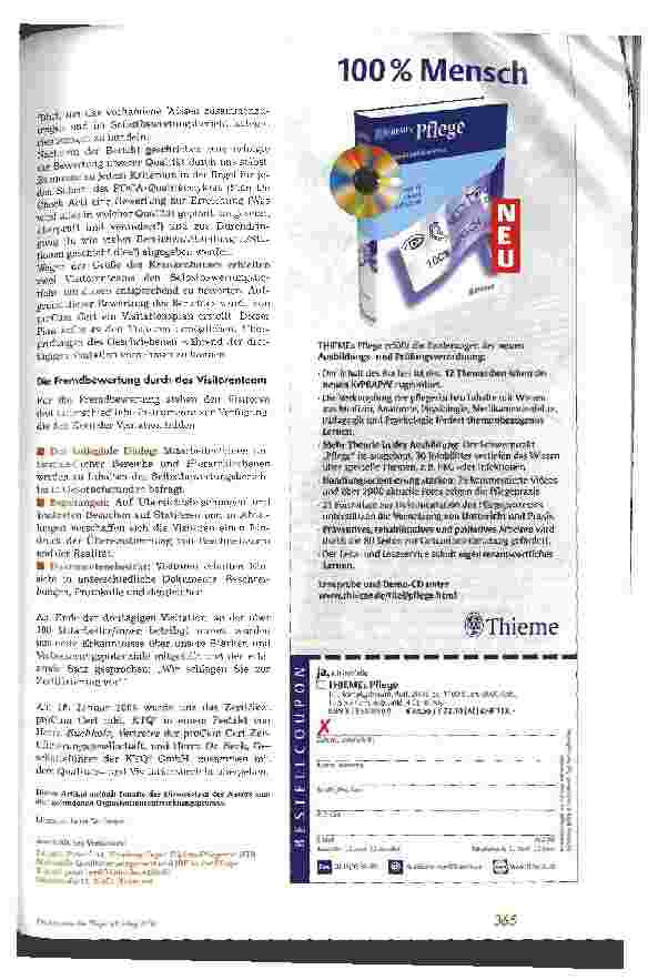Vorschauseite 6: Zertifizierung proCum Cert und KTQ - Aber nicht ohne Qualitätsmanagement-System! Qualitätsmanagement