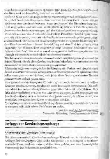 Vorschauseite 6: Wie erleben Patienten das Sterben?
