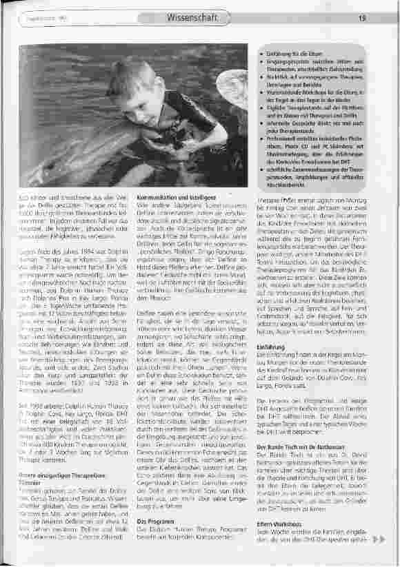 Vorschauseite 2: Delfintherapie bei Dolphin Human Therapy, Key Largo, USA