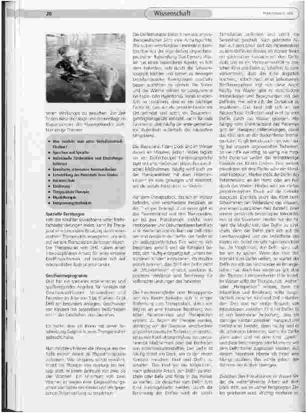 Vorschauseite 3: Delfintherapie bei Dolphin Human Therapy, Key Largo, USA