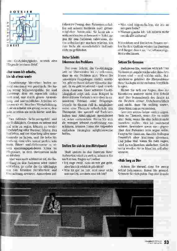 Vorschauseite 2: Verlieren Sie sich in Co-Abhängigkeit? Helfende Berufe gefährdet