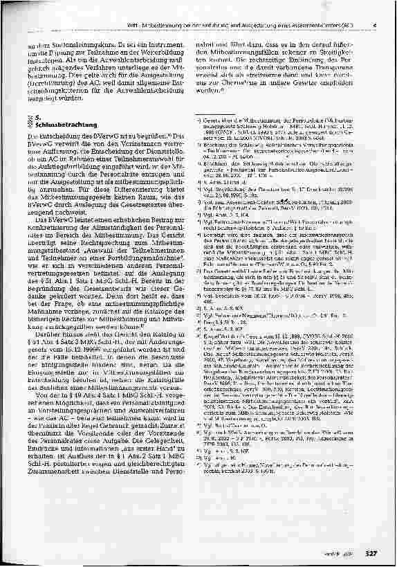 Vorschauseite 4: Mitbestimmung bei der Einführung undAusgestaltung eines Assessment-Centers (AC)