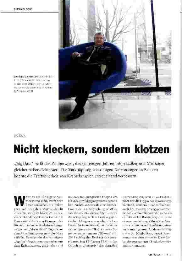 Vorschauseite 1: Nicht kleckern, sondern klotzen