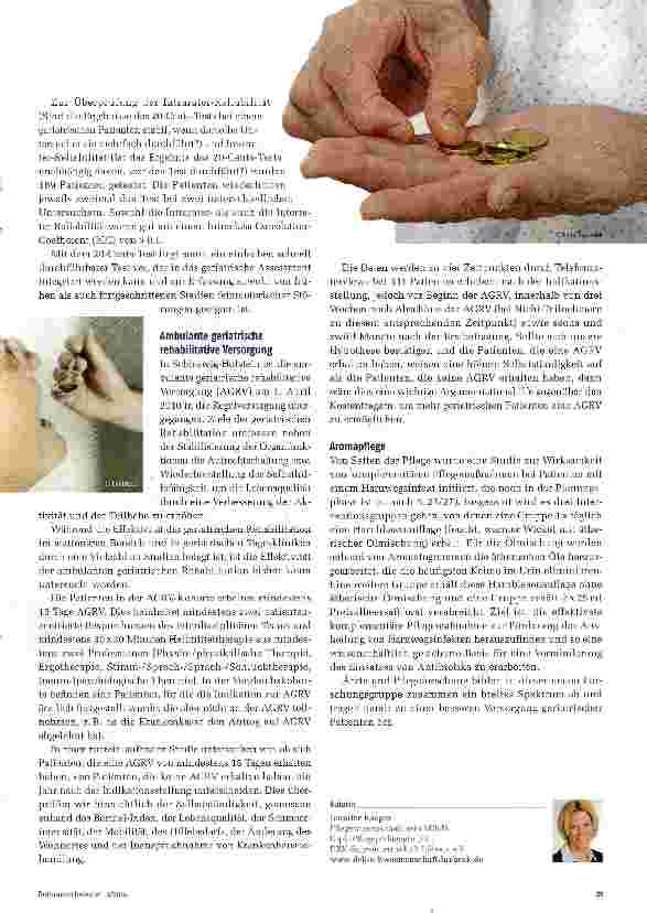 Vorschauseite 2: Forschung in der Altersmedizin