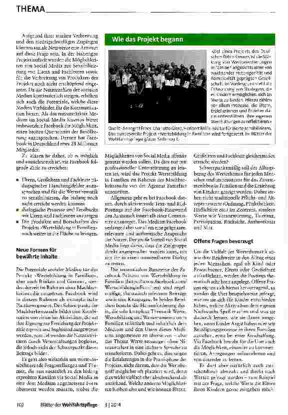 Vorschauseite 2: Wertebildung in Familien online
