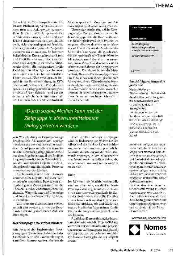 Vorschauseite 3: Wertebildung in Familien online