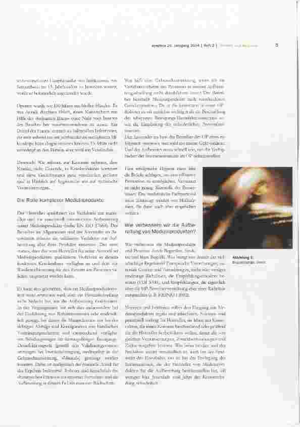 Vorschauseite 2: Sein oder Haben: Kann ein konnplexes Medizin Produkt sauber sein? Oder haben wir Aufbereitungsprobleme?