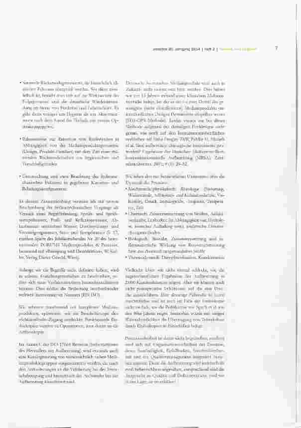 Vorschauseite 4: Sein oder Haben: Kann ein konnplexes Medizin Produkt sauber sein? Oder haben wir Aufbereitungsprobleme?