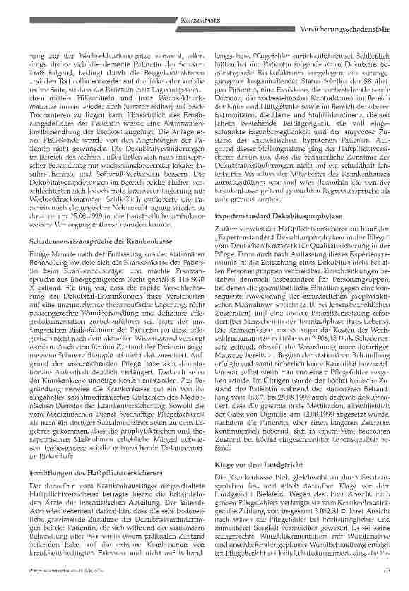 Vorschauseite 2: Der unvermeidbare Dekubitus