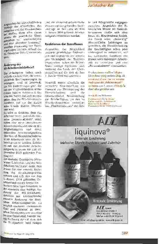 Vorschauseite 5: Arbeitszeitgesetz - Was gilt? Bereitschaftsdienst