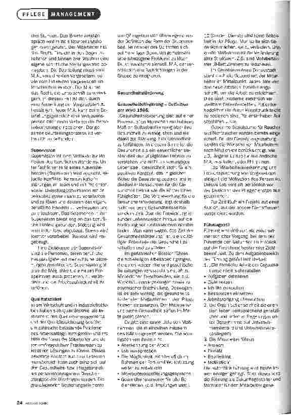 Vorschauseite 5: Zufriedene Mitarbeiter - Zufriedene Bewohner