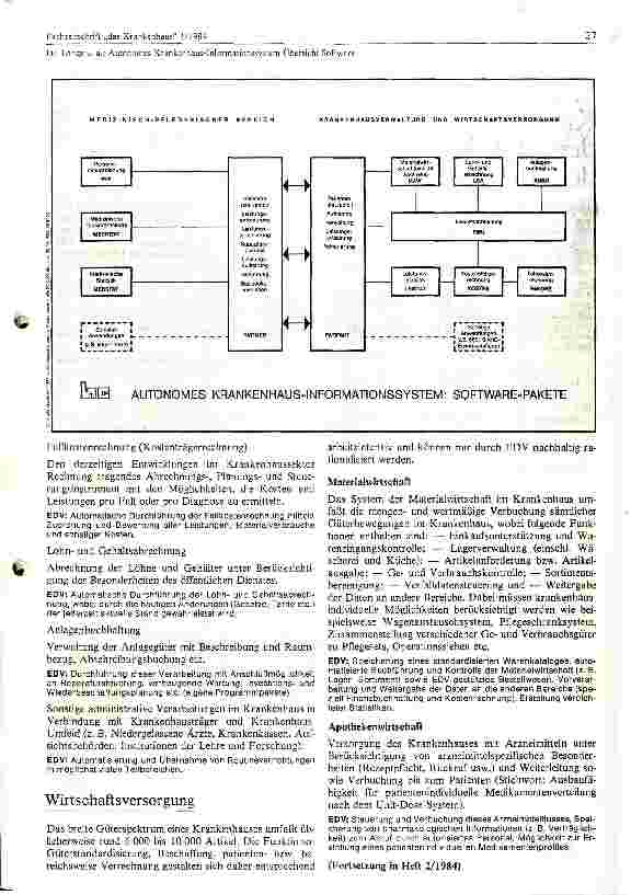 Vorschauseite 4: Autonomes Krankenhaus Informationssystem Übersicht Software