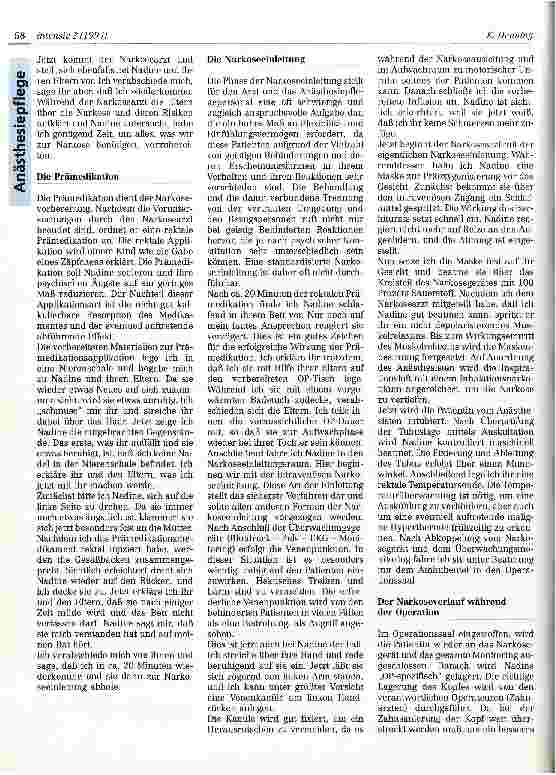 Vorschauseite 2: Pflege Behinderter in der Anästhesie