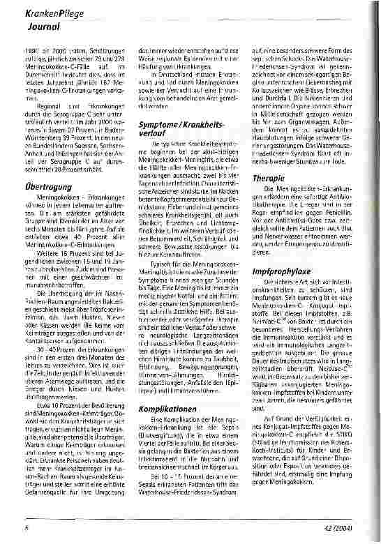 Vorschauseite 2: Bakterielle Meningitis