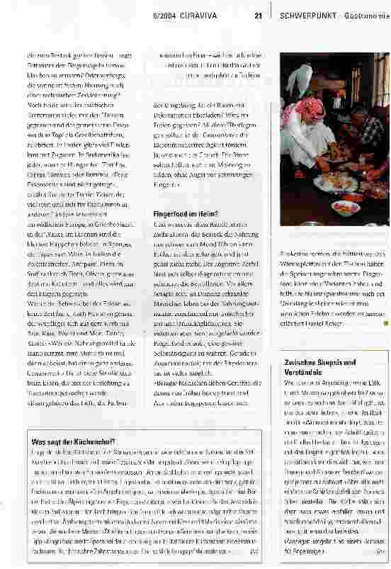 Vorschauseite 2: Essen mit den Fingern und allen SinnenFingerfood -wo Messer und Gabel am Tisch fehlen