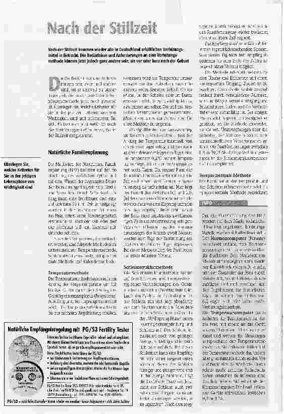 Vorschauseite 1: Nach der Stillzeit