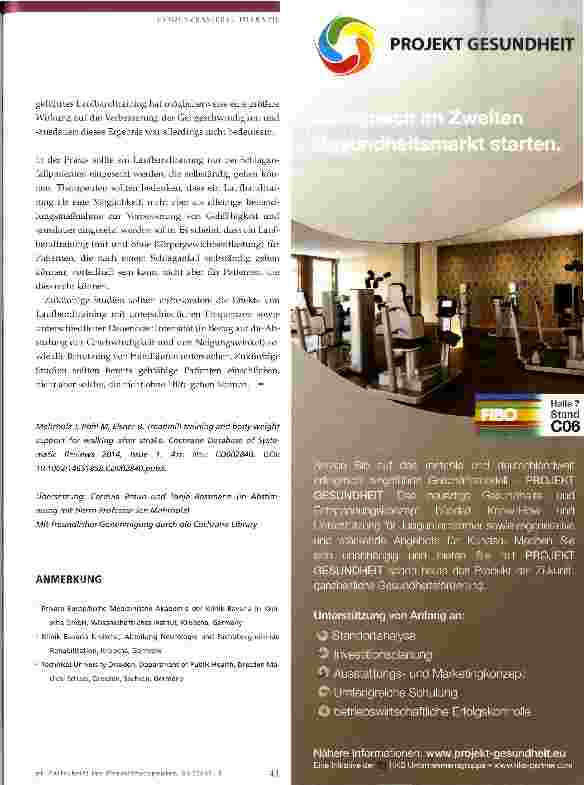 Vorschauseite 4: Cochrane-Update