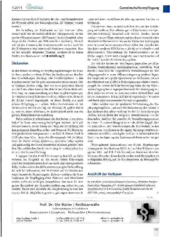 Vorschauseite 4: Trends in der Krankenhausküche
